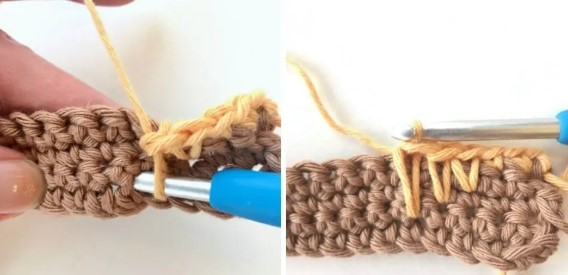 Spike Crochet Stitch Photo Tutorial
