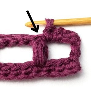 Stacked Puff Grid Crochet Stitch Photo Tutorial