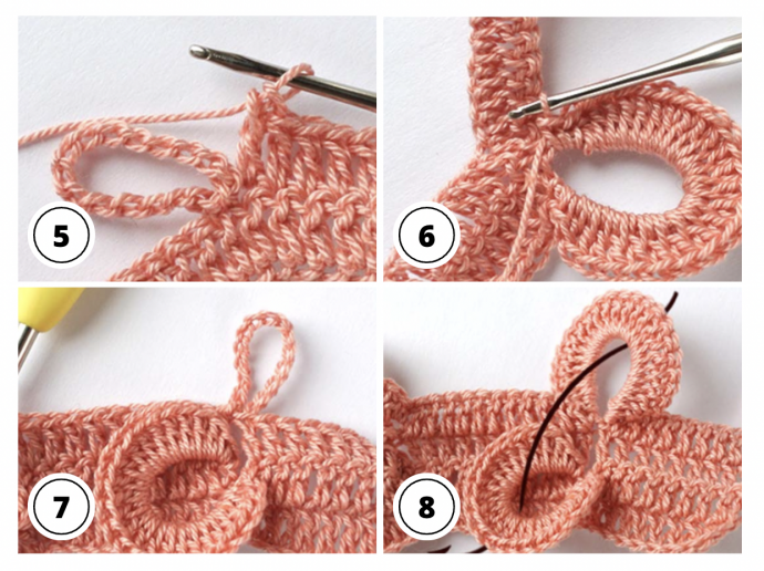 Crochet Tutorial: Line Cable Stitch