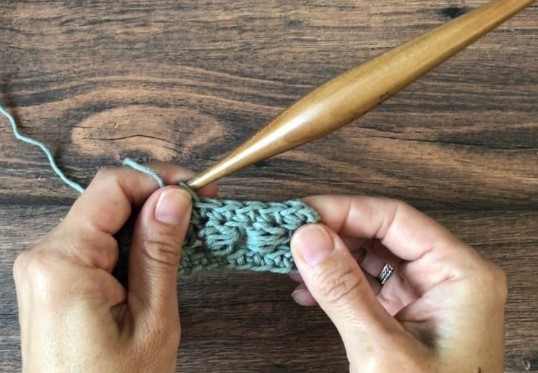 How to Crochet the Bead Stitch Photo Tutorial