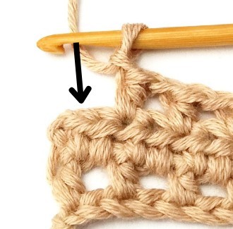 Striped Half Double Crochet Mesh Stitch Photo Tutorial