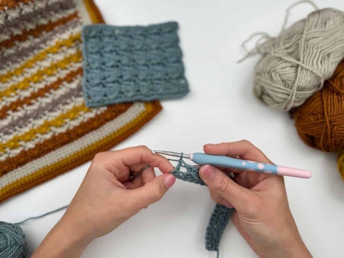 Crossover Crochet Stitch Photo Tutorial