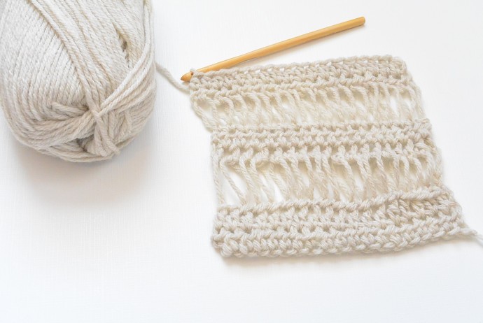 How To Crochet the Drop Stitch Photo Tutorial