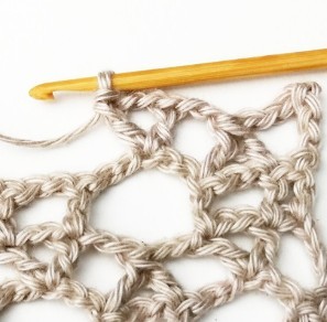 Lacy Interlocked Circles Crochet Stitch Photo Tutorial