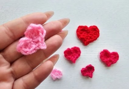 Crochet Heart With No Magic Ring Pattern