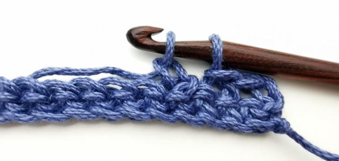 Crossed Stitches and Ripples Crochet Stitch Photo Tutorial
