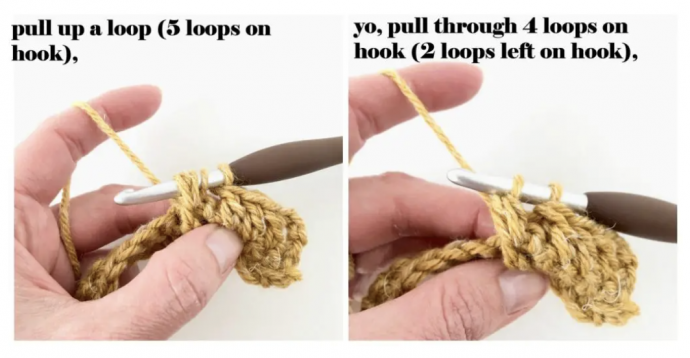 Falling Leaves Crochet Stitch Tutorial