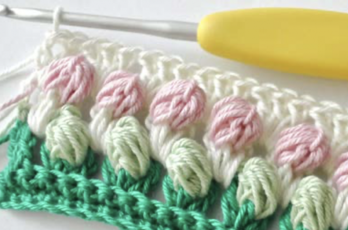 How to Crochet Multicolor Creative Puff Stitch