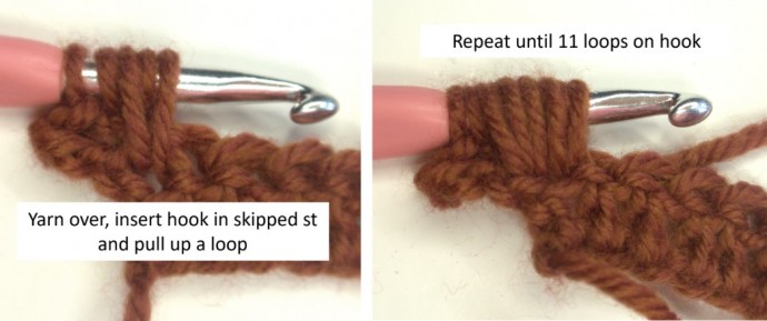 Seaweed Crochet Stitch Photo Tutorial