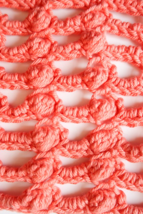 Bobble Bridge Crochet Stitch Photo Tutorial