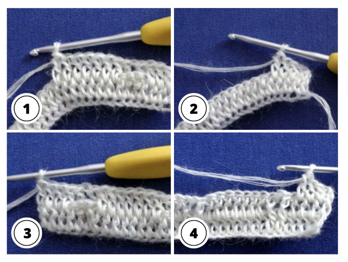 Crochet Tutorial: Textured Triangle Stitch