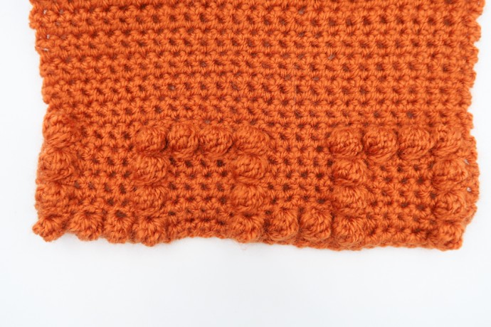 Bobble Frieze Crochet Stitch