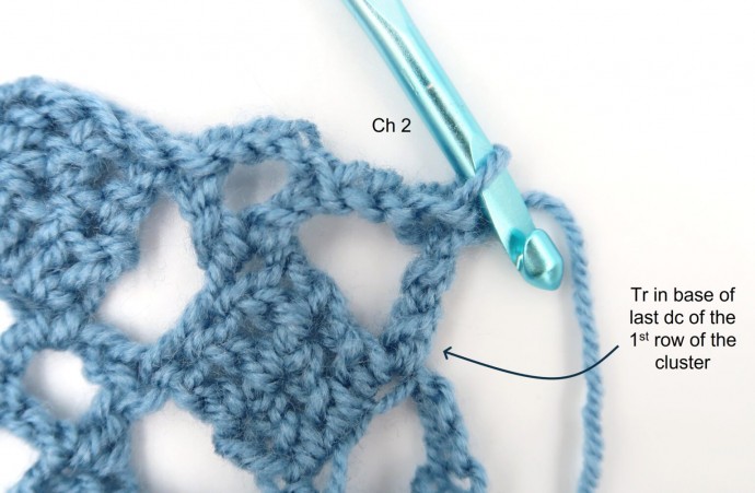 Lace Squares Crochet Stitch Photo Tutorial