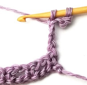 Striped Picot Mesh Crochet Stitch Photo Tutorial