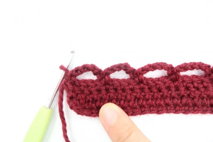 Cherry Puff Crochet Stitch