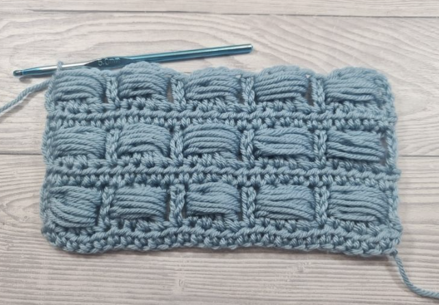 Crochet Large Blocked Puff Stitch Tutorial