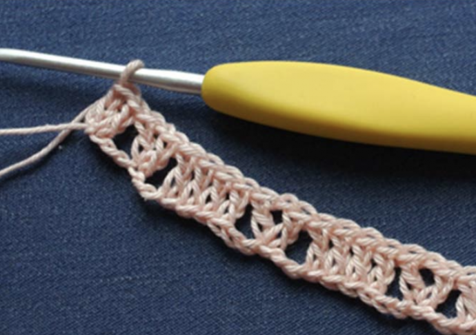 Crochet Textured Shell Stitch with Lines