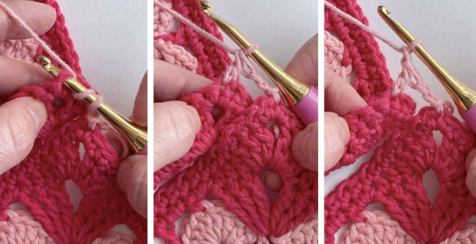 How to Crochet a Lace Join: Tutorial for Squares or Motifs