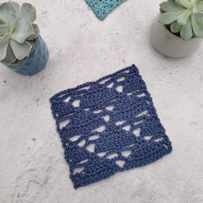 Triangles and Trees Crochet Stitch Photo Tutorial