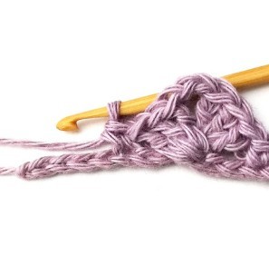 Crossed Fan Crochet Stitch Photo Tutorial