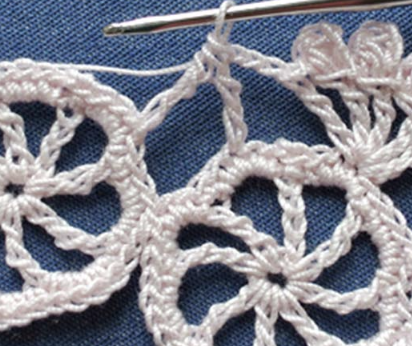 Crochet Wheel Circle Edging Tutorial