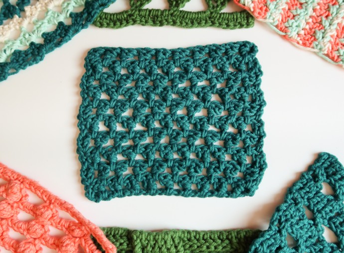 Mini Triangles Crochet Stitch Photo Tutorial
