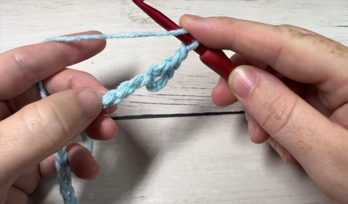 How to Crochet the Raindrop Lace Stitch Photo Tutorial