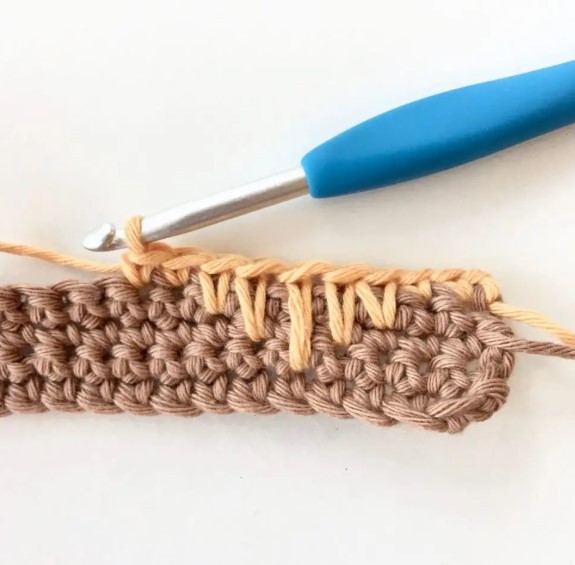 Spike Crochet Stitch Photo Tutorial