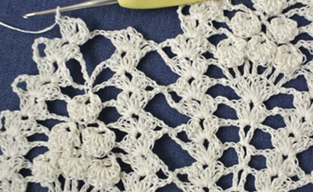 How to Crochet the Pineapple Stitch