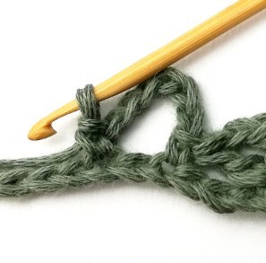Stacked Triangles and Eyelet Crochet Stitch Photo Tutorial