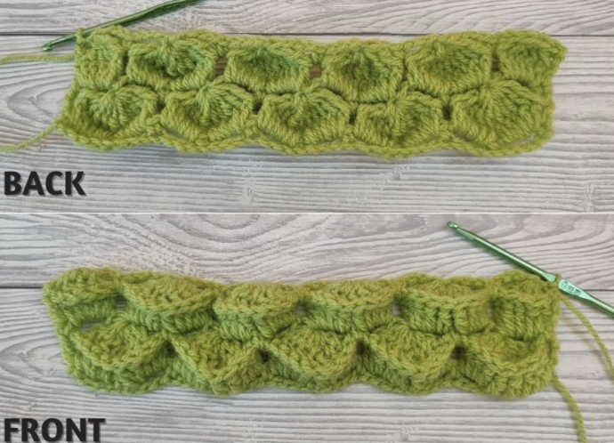 3D Marshmallow Stitch Crochet Tutorial