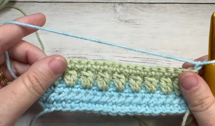 How to Crochet the Cluster and Ridge Stitch Photo Tutorial