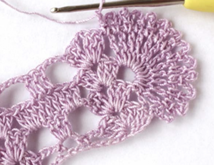 Crochet Three Chain Lace Border Tutorial