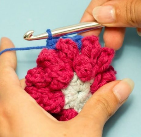 Dahlia Hexagon Crochet Pattern