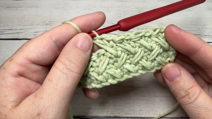 How to Crochet the Spiked Weave Stitch Photo Tutorial