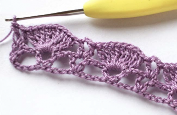 Lace Shell Crochet Stitch Tutorial