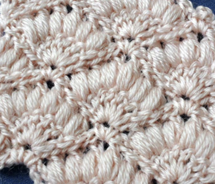 Crochet Shell Puff Stitch