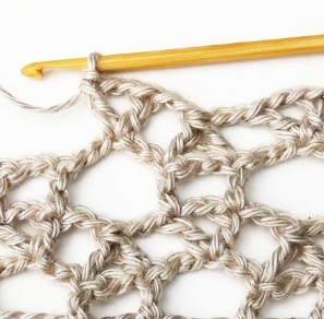 Lacy Interlocked Circles Crochet Stitch Photo Tutorial