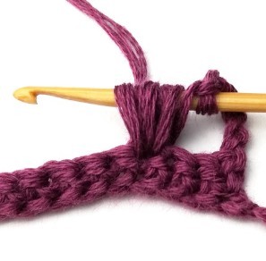 Stacked Puff Grid Crochet Stitch Photo Tutorial