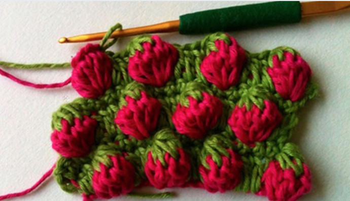 Adorable Strawberry Crochet Stitch