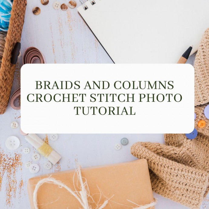 Braids and Columns Crochet Stitch Photo Tutorial