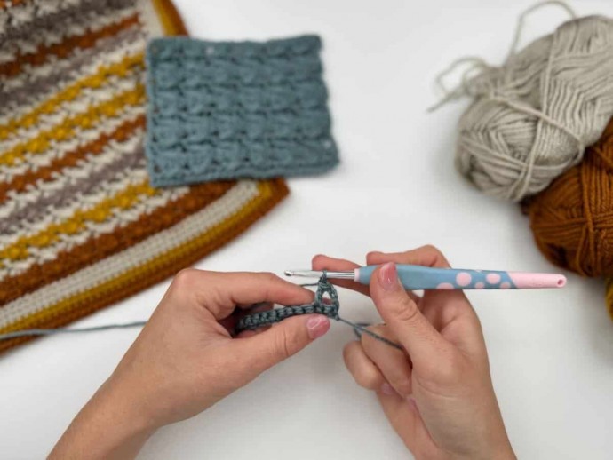 Crossover Crochet Stitch Photo Tutorial