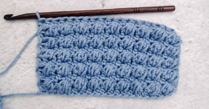 Puffs and Slip Stitches Crochet Stitch Photo Tutorial