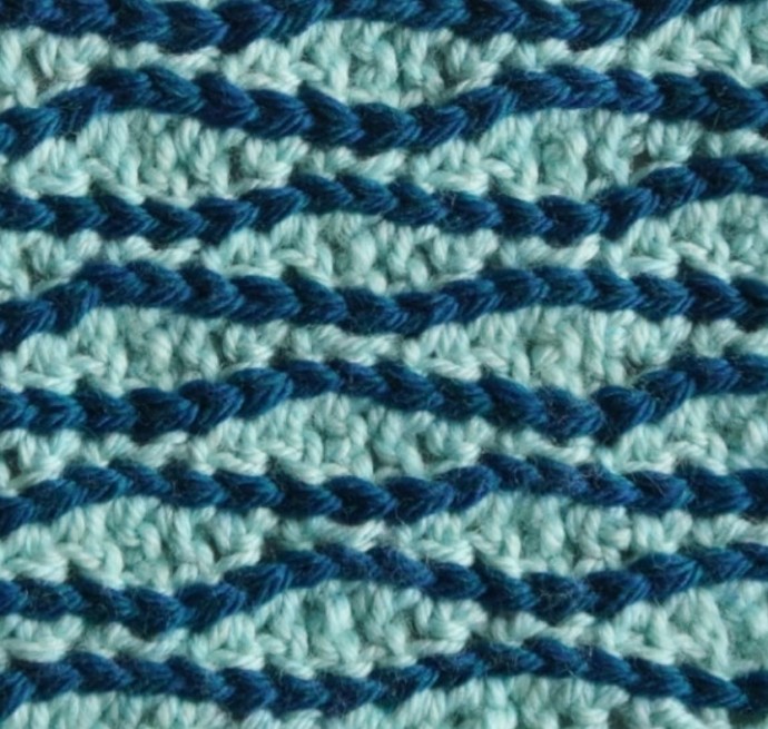 Accordion Crochet Stitch Photo Tutorial