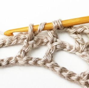 Lacy Interlocked Circles Crochet Stitch Photo Tutorial