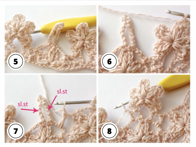 Crochet Tutorial: Flower Stitch