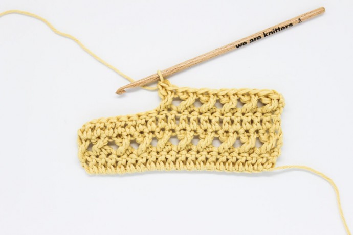 How to Crochet the Crossed Triple Stitch Photo Tutorial