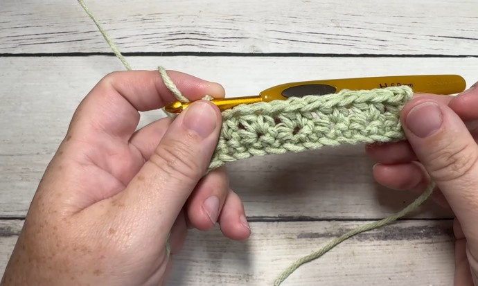 How to Crochet the Guardrail Stitch Photo Tutorial