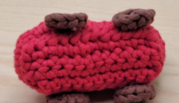 Red Truck Christmas Ornament Crochet Tutorial