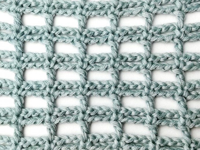 Striped Mesh Crochet Stitch Photo Tutorial Striped Mesh Crochet Stitch Photo Tutorial